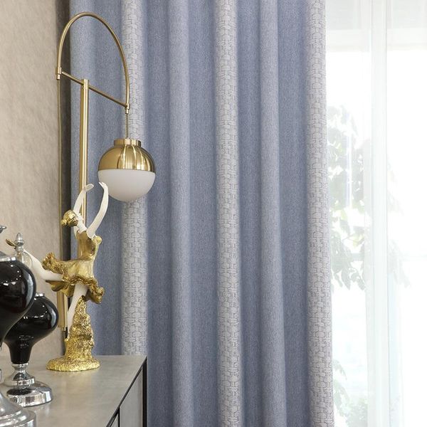 

modern thick blackout curtains for living room bedroom jacquard chenille curtain drapes window treatment customize &