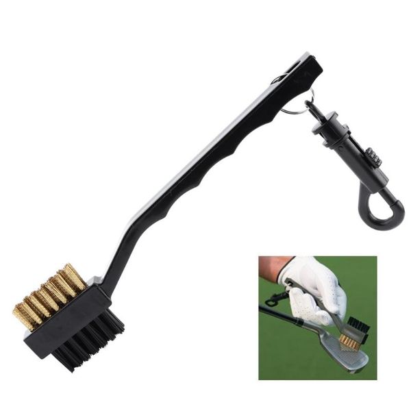 

golf training aids cleaning tools long-handled double-sided brush accessories