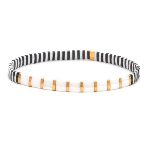 

charm bracelets taidian miyuki bracelet for women quarter gold tila beads european style adjust diy handmade boho jewelry, Golden;silver