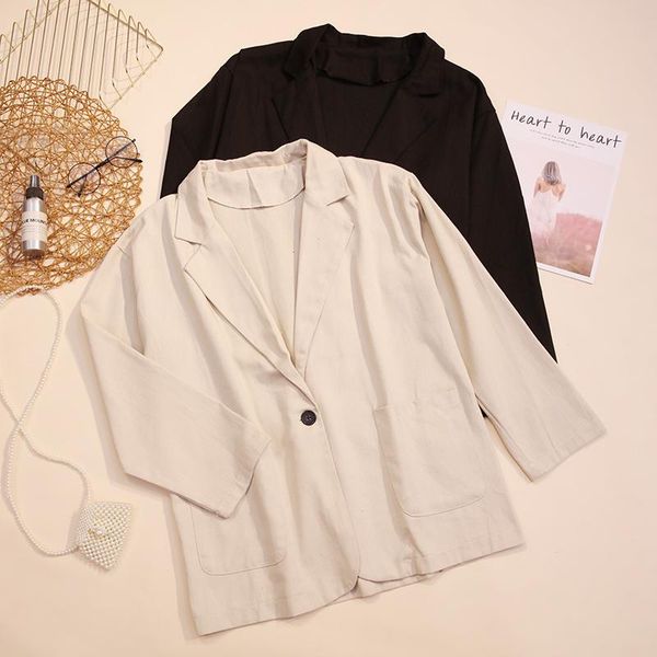 

women's suits & blazers womens blazer casual black khaki jacket, White;black