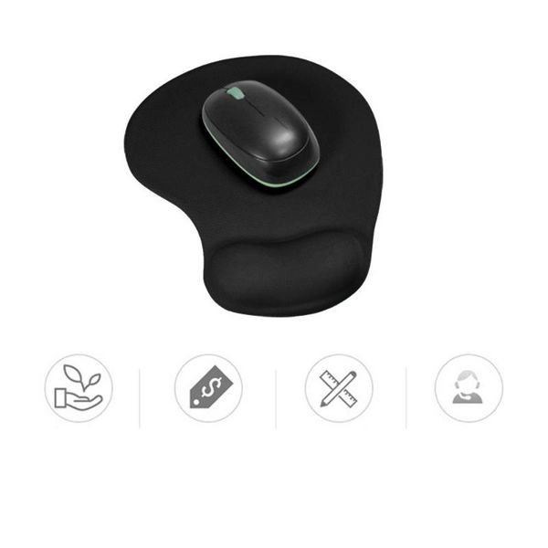 

mouse pads & wrist rests hiperdeal game pat silicone soft pad with rest support mat for gaming pc lap210*240*4 mm