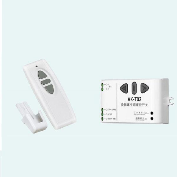 

ak-t02 ac 85v 110v 220v 250v motor wireless remote control switch up down stubular controller forward reverse controlers