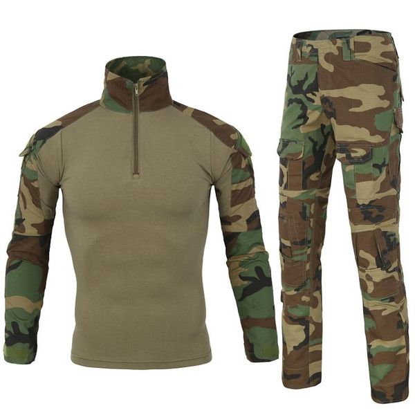 

men's tracksuits 2021 combat tactical outdoor clothes army military hunting uniform camouflage suit clothing paintball camping shirt, Gray