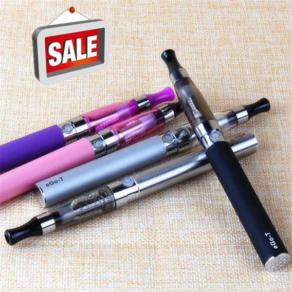 Ego T CE4 Vape Pen Kabar Paketi Kiti Tek Başlangıç ​​Elektronik Sigara Kitleri 650 900 1100 MAH UGO MİKRO USB EVOD 510 Pilden Geçiş