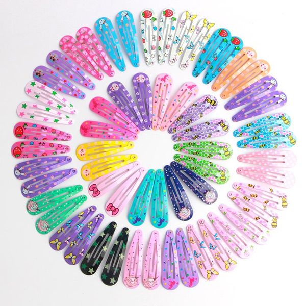 

hair accessories /30/40pcs girls candy color dripping clip princess barrette korean hairclip cartoon headdress hairpins, Slivery;white