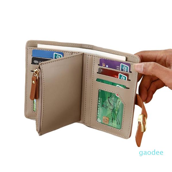 Designer-wallets mulheres de moda feminina mini pulseira de couro pu titular de bolsa com coração