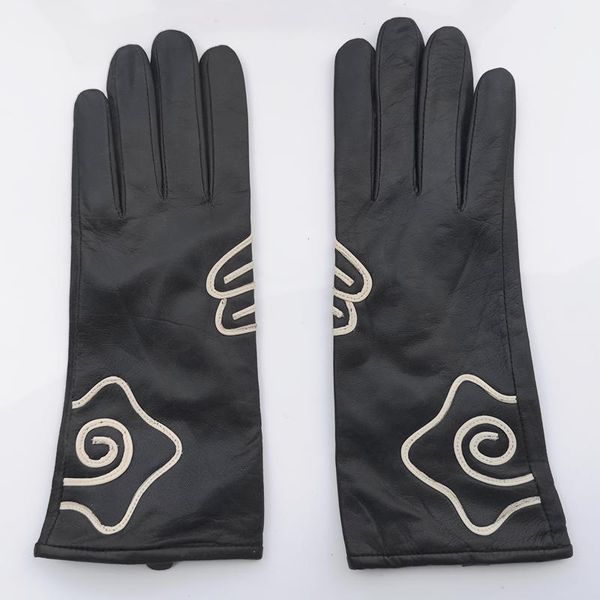 

sports gloves nh genuine leather for women winter keep warm black real goatskin super discount clearance sale kcl