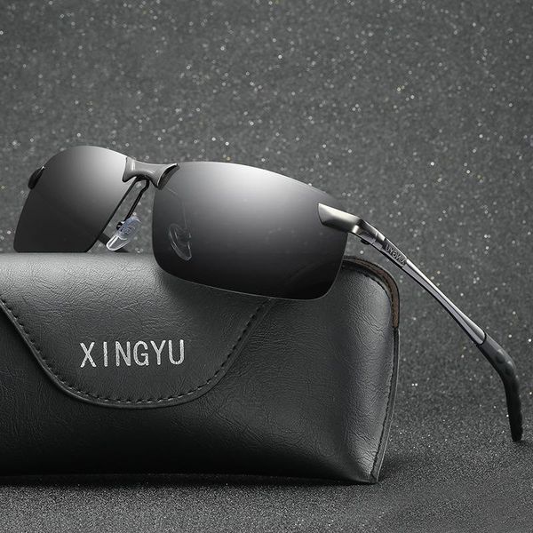 

hd.space aluminum magnesium men's sunglasses polarized sun glasses driving summer 2021 eyewear accessories for men, White;black