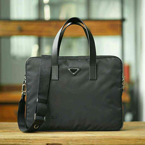 

original single overseas nylon briefcase oxford cloth messenger shoulder portable document computer zly bags
