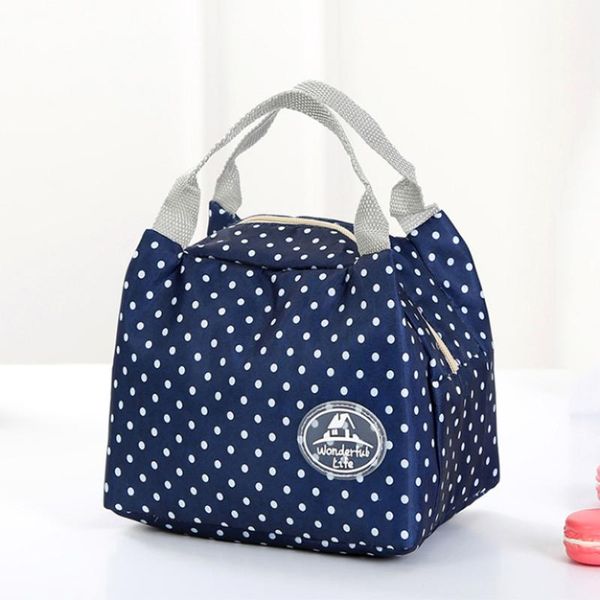 

insulation lunch bag portable for students printing office school handbag waterproof storage baskets organizer bags