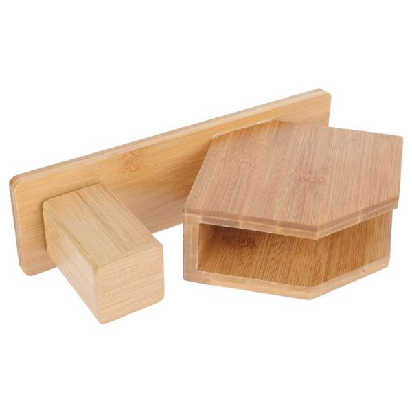 

tissue boxes & napkins 1pc deskpaper storage rack bamboo banquet napkin holder fan shape