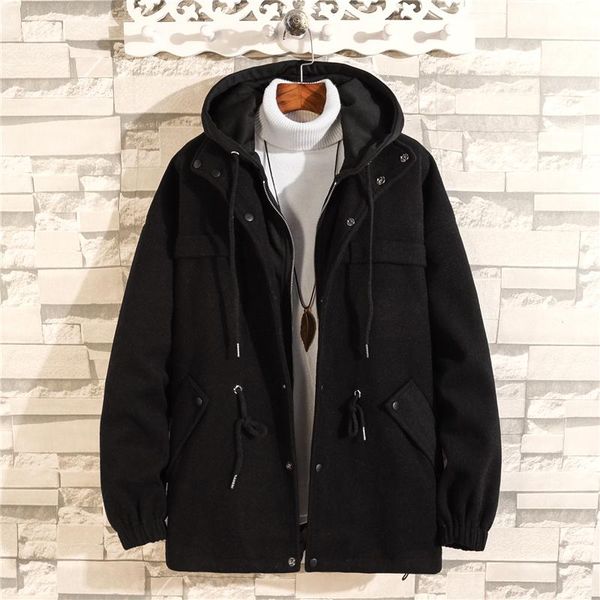 

men's wool & blends jacket, Black