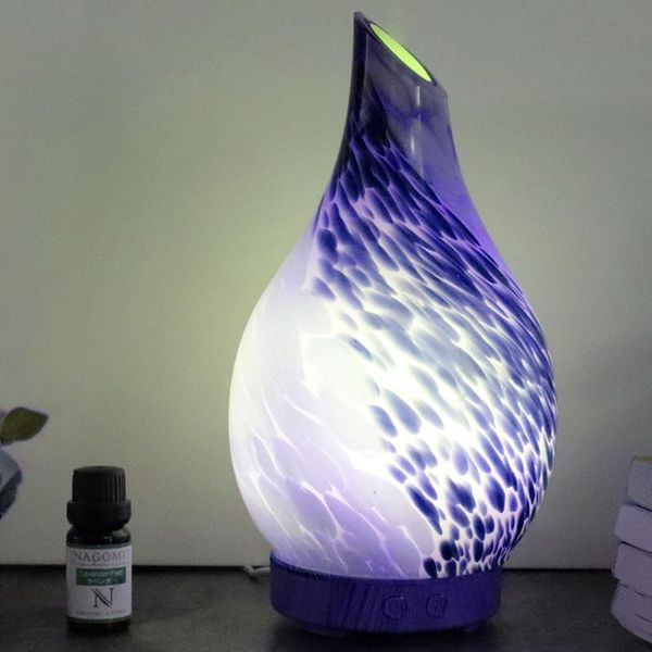 

humidifier glass vase aromatherapy machine household silent ultrasonic oblique mouth humidifiers