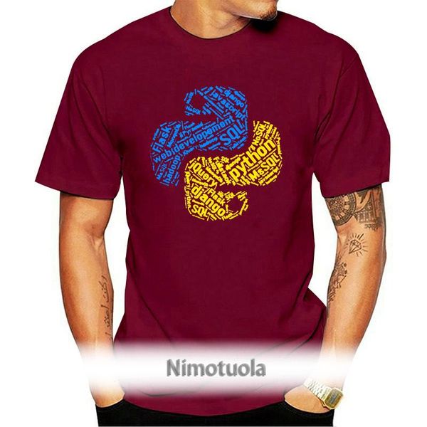 

python programmer t-shirt for men cotton t shirts developer programming coder coding tees graphic clothing men's t-shirts, White;black
