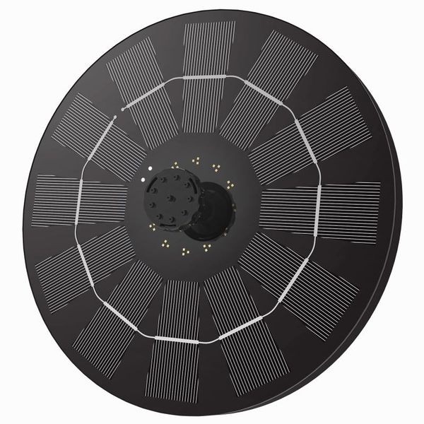 

solar fountain, black garden decorations
