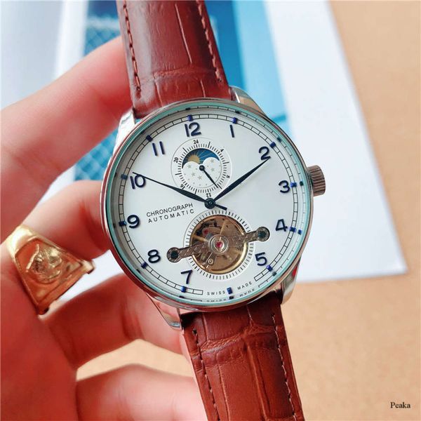 

watch belt mechanical full function men's sports, Slivery;brown