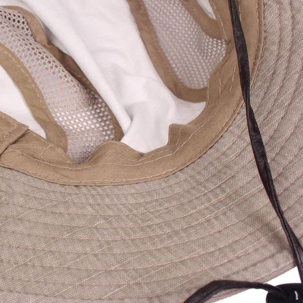 

cloches outdoor foldable bucket hat breathable wide brim fishing sun cap for camping hiking ie998, Blue;gray