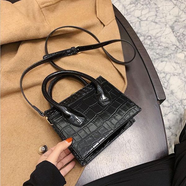 

evening bags women shoulder bag mini pu leather crossbody for 2021 female fashion totes lady black handbags and purses1
