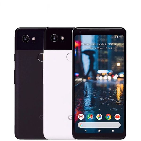 Original generalüberholte Mobiltelefone Google Pixel 2 XL Mobiltelefon 6,0'' Octa Core Single Sim 4G LTE Android-Telefon 4 GB RAM 64 GB