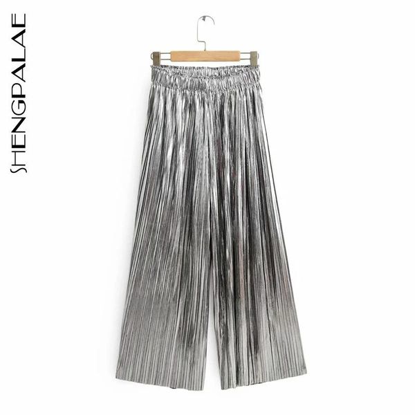 

women's pants & capris shengpalae 2021 spring vintage joggers sweatpants harajuku woman trousers elastics straight high waist wide leg, Black;white