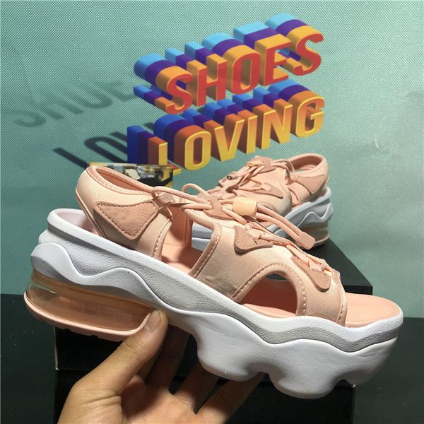 

rubber platform tory designer air women sandals shoes slide summer beach outdoor cool fashion wide flat flip flops sandal with box size, Black