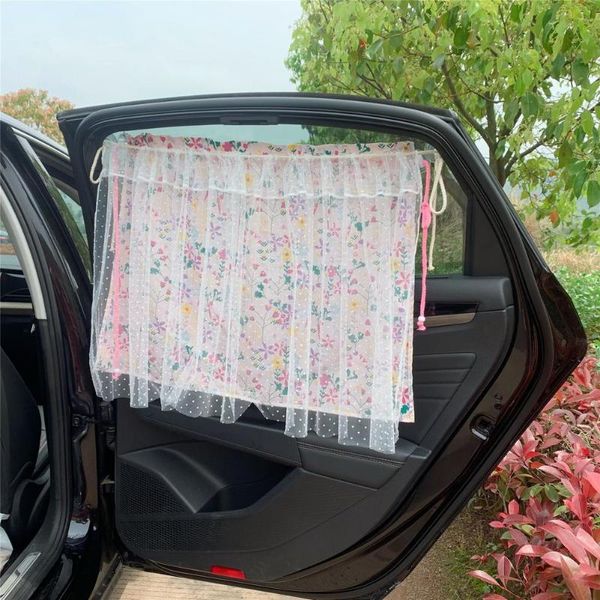 

car sunshade floral sun shade curtain for side window protector cover uv protect