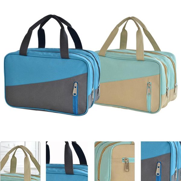 

outdoor bags lightweight handbag dry-wet separation cosmetic bag large capacity portable sport waterproof zipper swimming