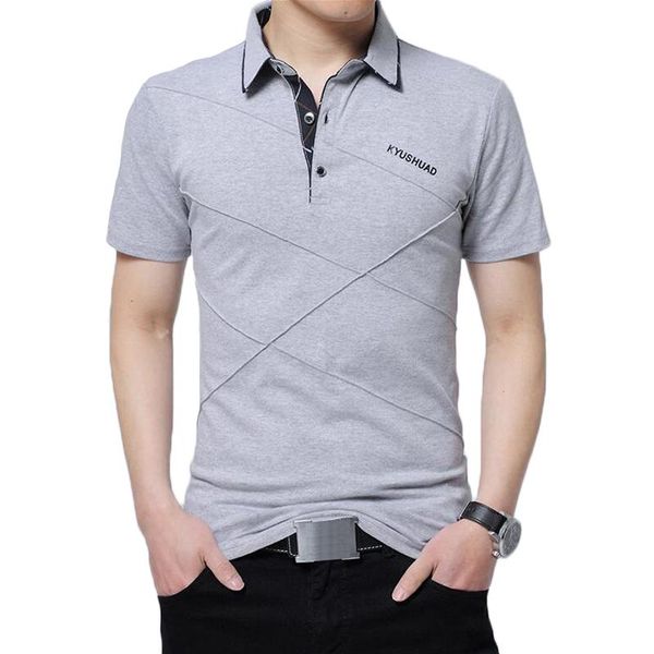 

men's polos shirt summer turndown collar short sleeve shirts men solid color breathable cotton tee clothing camisetas, White;black