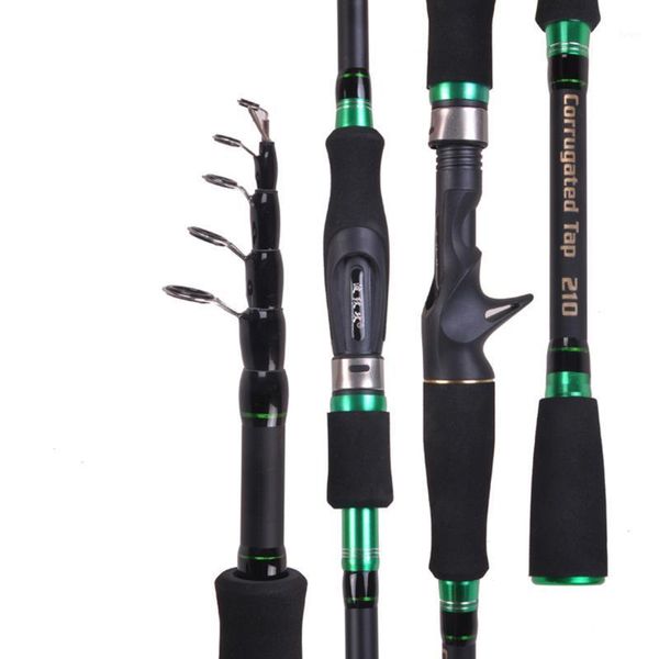 

boat fishing rods portable rod short section 1.8m/2.1m/2.4m/2.7m carbon sea for pike