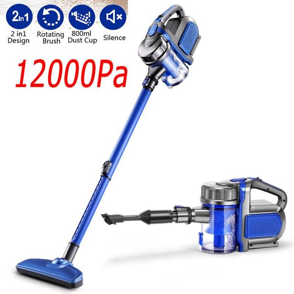 

protable 12000pa 2 in 1 handheld vacuum cleaner strong suction dust collector stick aspirator household cleaners