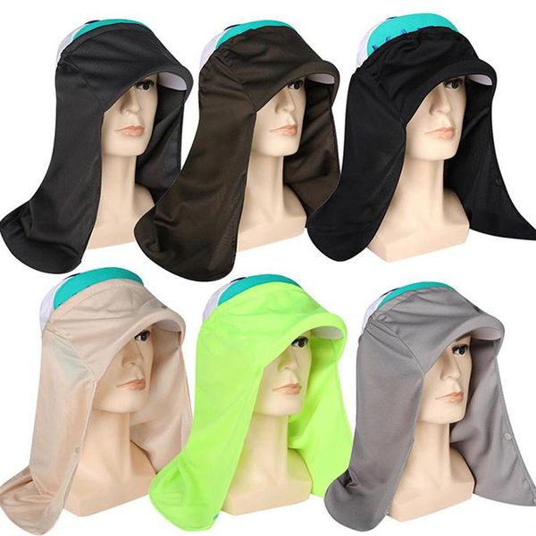 

women beach sun cap portable breathable 6 colors quick drying uv protection outdoor hat sports accessories hats, Black;white