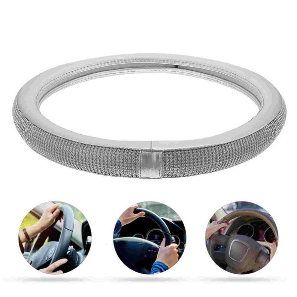 

steering wheel covers car cover diamond-embedded protector