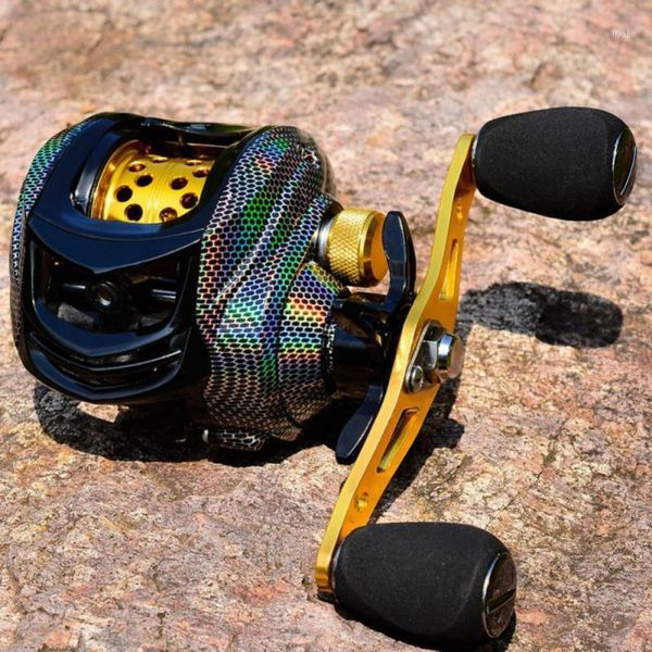 

fishing reel carp 10kg lure magnetic brake metal wire wheel 7.2:1 left / right hand drop boat mic baitcasting reels