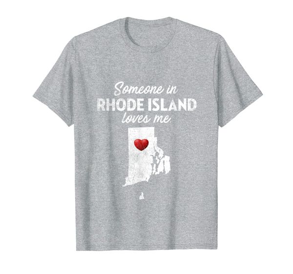 

someone in rhode island loves me - rhode island shirt ri t-shirt, White;black