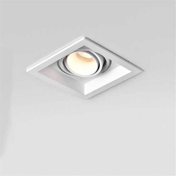 

downlights spotlight embedded led indoor ceiling lamp bedroom living room corridor downlight adjustable angle cob bull's eye grille lig