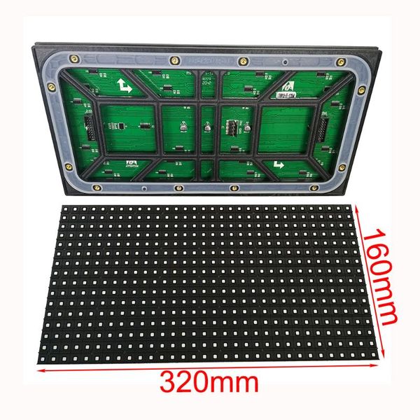 

screen panel outdoor p10 unit board 320x160mm size waterproof high-brightness led display shenzhen manufacturer