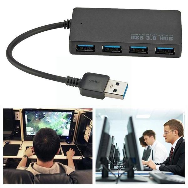 

hubs 1pc high speed usb 3.0 hub multi splitter 4 ports expander multiple computer accessories for lappc i2j3