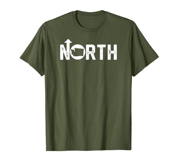 

Vintage Up North Washington Distressed Text State Map Shirt, Mainly pictures