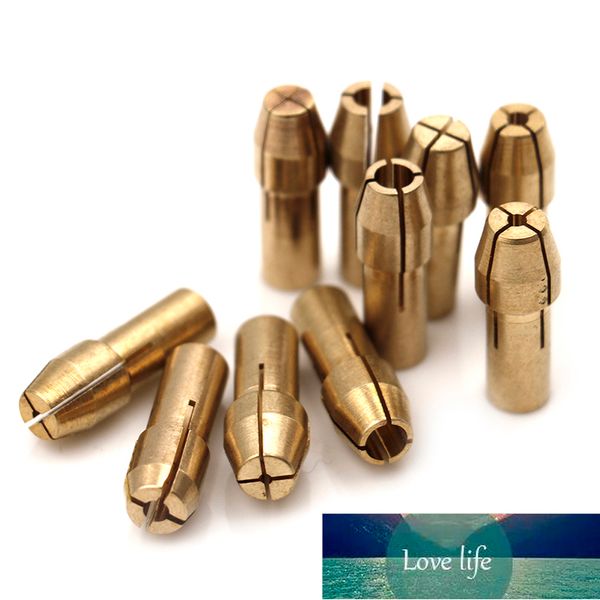 10 pcs Bronze Chuck 0.5-3.2mm Elétrico Broca Titular Mini Broca Metal Encaixes de Metal Cobre Central