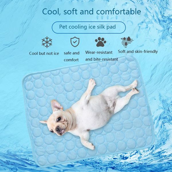 

kennels & pens small breeds dogs refreshing carpet for pet summer cooling sofa mat cat cushion bed
