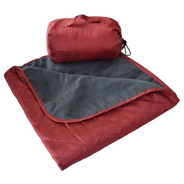 

outdoor camping blanket warm fleece nap moisture-proof picnic mat pads