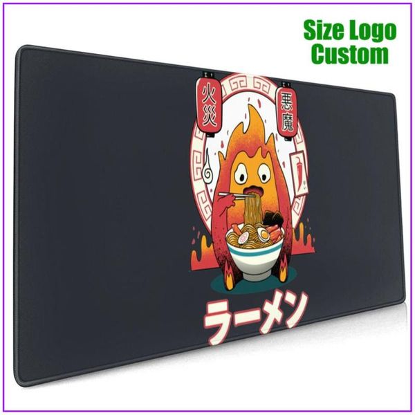 

mouse pads & wrist rests fire demon ramen anime steelseries cute pc gamer completo alfombrilla raton pad with support gel personalized custo