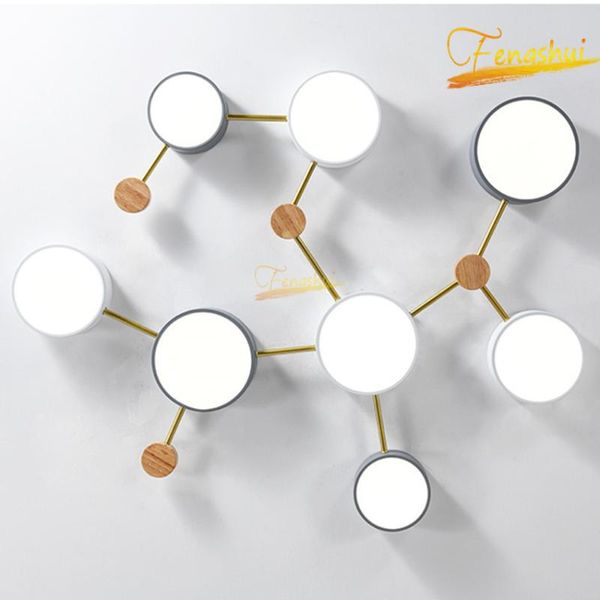 

nordic acrylic led ceiling lamp lighting modern art lights bedroom dining for room living loft decoration lamps