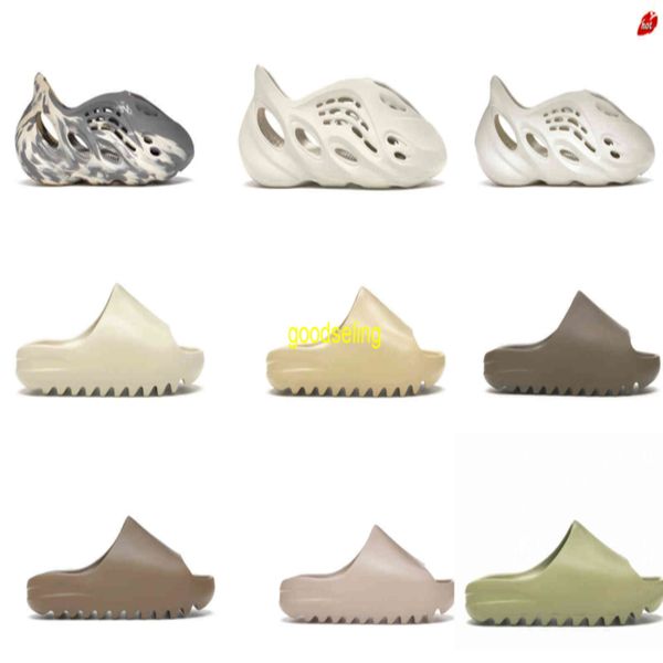 

shoes authentic foam rnnr mxt moon gray ararat sand runner originals slide slippers desert earth brown bone soot core pure resin kanye