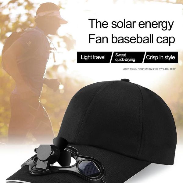 

mini air cooling fan fishing summer sport outdoor hat cap with solar sun power cool for cycling energy save cooler car fans