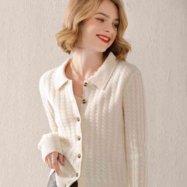 

women's sweaters 2021 autumn casual cardigan ladies solid color 100% wool plus size sweater mesh cashmere doll turtleneck top, White;black