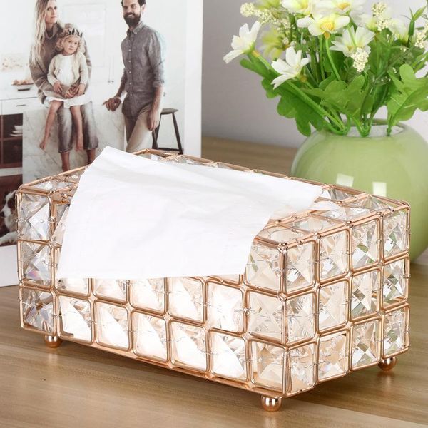 

tissue boxes & napkins net red explosions ins wind nordic simple home living room coffee table deskpaper storage crystal box wf52814