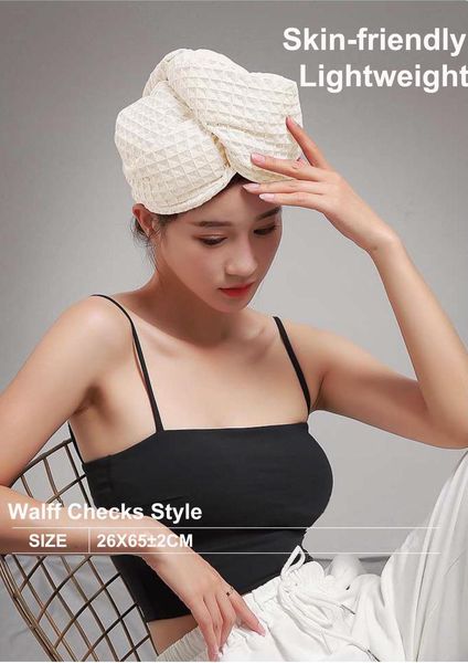 

towel winter lady bath drying hair hat cap shower quick fashion color