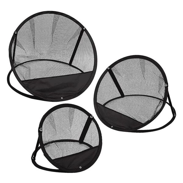 

golf training aids -golf chipping net (3 pcs)- indoor/outdoor golfing target accessories for backyard accuracy and swing practice