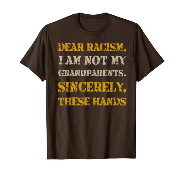 

black history dear racism african shirt, White;black